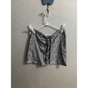 Riders On The Go Skort Shorts Combo Sz‎ 12M Drawstring Elastic Waist Black White